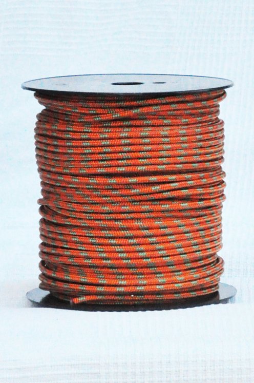 Ø5 mm kupferfarbenes / grünes vorgerecktes Tau für Djembe Trommel - Djembe Seil