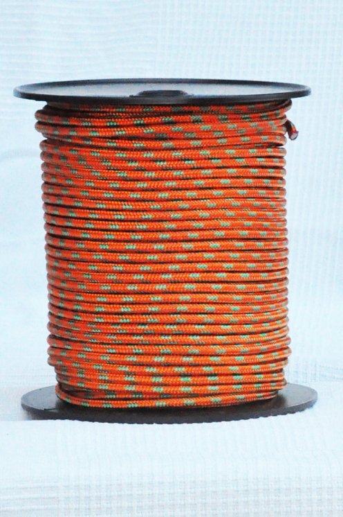 Ø6 mm kupferfarbenes / grünes vorgerecktes Tau für Djembe Trommel - Djembe Seil