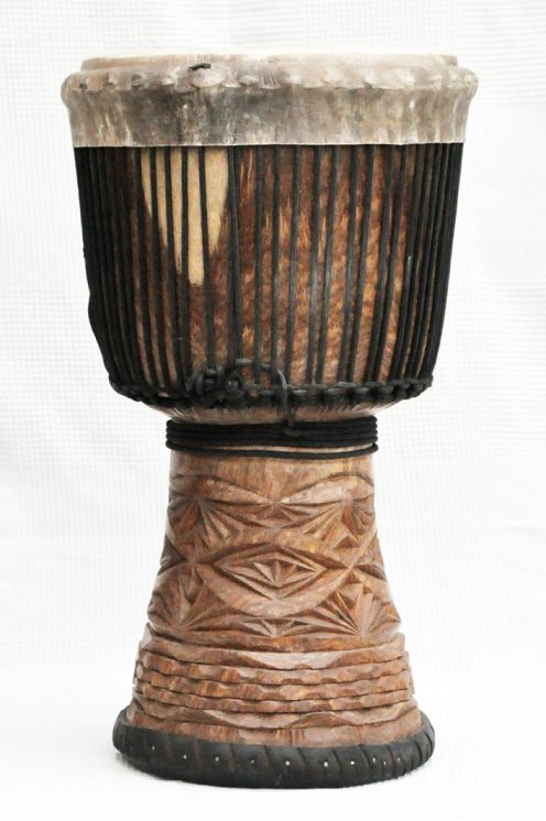 Große Djembe aus Guinea - Oberklasse Djembe Trommel