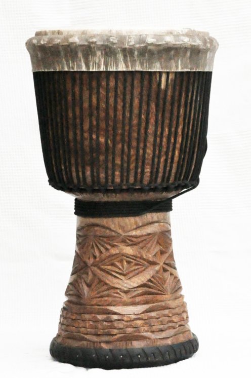 Große Djembe aus Guinea - Oberklasse Djembe Trommel