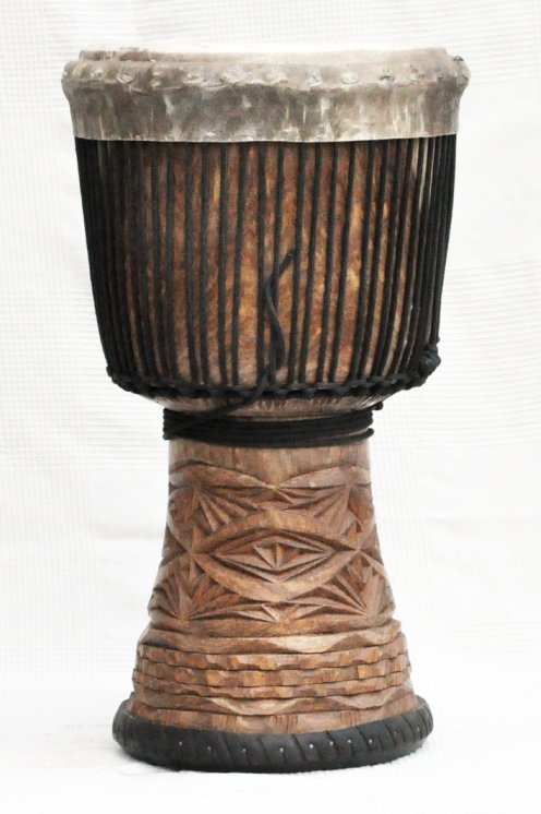 Große Djembe aus Guinea - Oberklasse Djembe Trommel