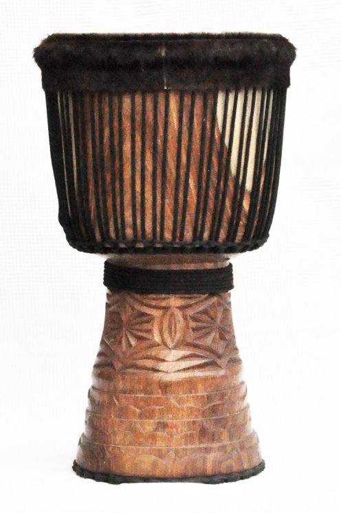 Große Djembe aus Guinea - Oberklasse Djembe Trommel