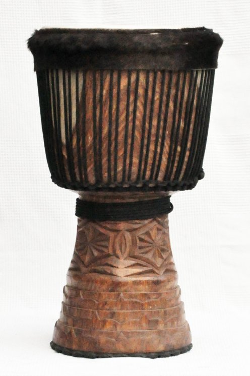 Große Djembe aus Guinea - Oberklasse Djembe Trommel
