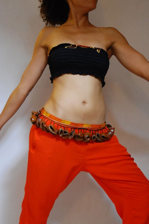 Afrikanischer Tanz Gürtel - Großer juju Tanz Gürtel aus Nigeria