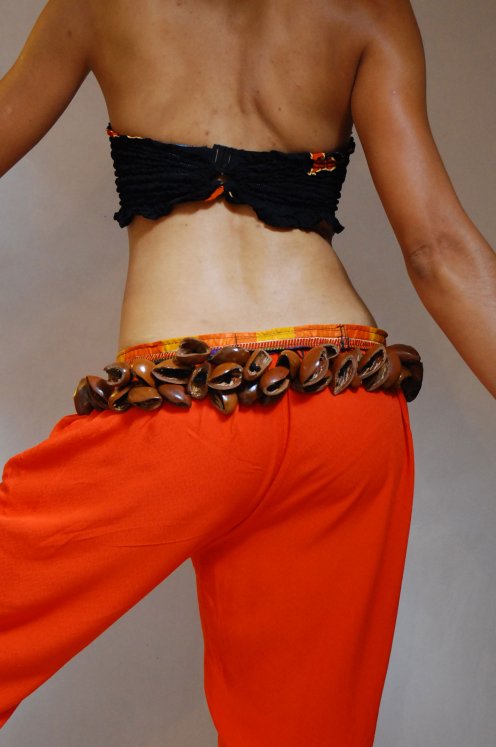 Afrikanischer Tanz Gürtel - Großer juju Tanz Gürtel aus Nigeria