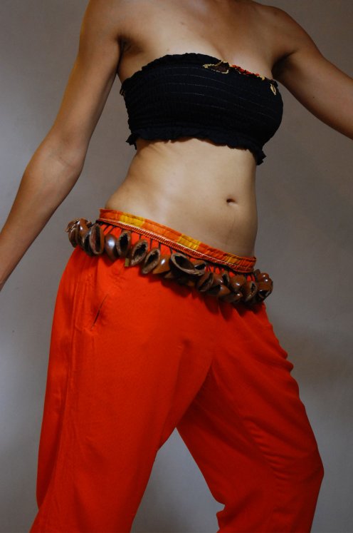 Afrikanischer Tanz Gürtel - Kleiner juju Tanz Gürtel aus Nigeria