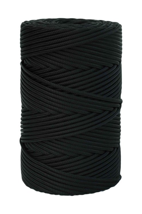 Schwarze Ø5 mm geflochtene Schnur für Djembe Trommel - Djembe Seil