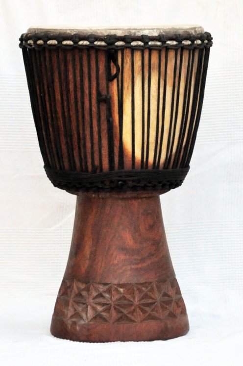 Djembe kaufen - Große Lenke Djembe trommel aus Mali