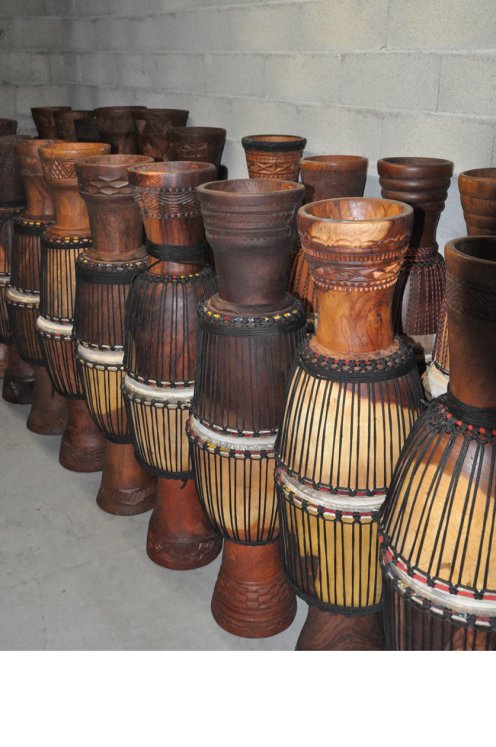Djembe Großhandel - Große Djembe Trommel aus Mali