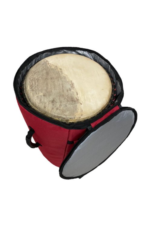 Percussion Africaine Djembe Tasche L Rot