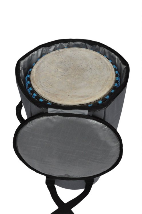 Percussion Africaine hohe Qualität Djembe Tasche XL grau