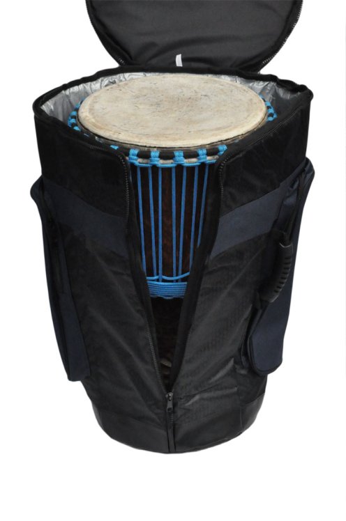 Percussion Africaine Premum Qualität Djembe Tasche XL blau