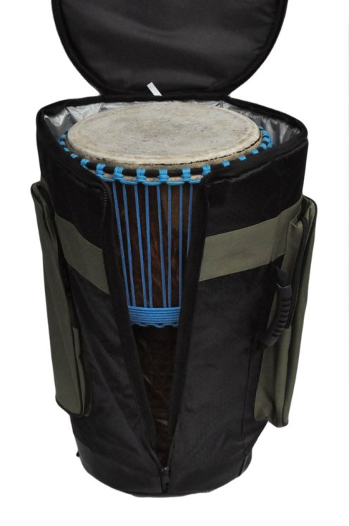 Premium Djembe Tasche Percussion Africaine XL Khaki