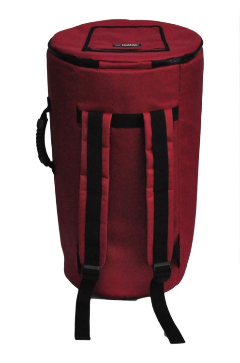 Percussion Africaine hohe Qualität Djembe Tasche L rot