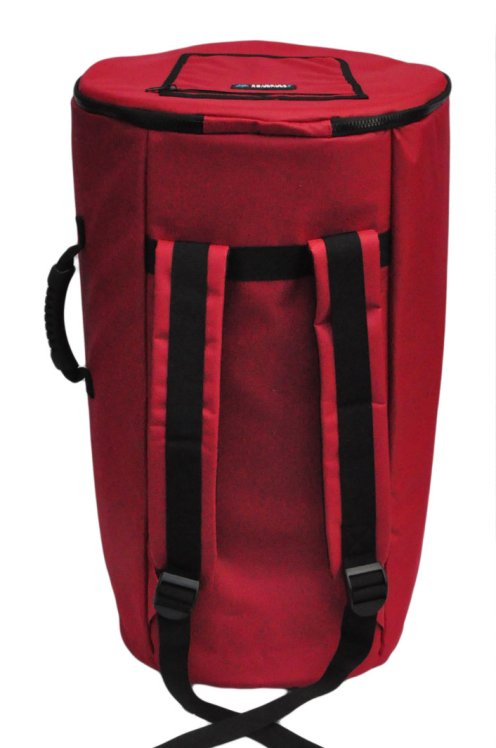 Percussion Africaine hohe Qualität Djembe Tasche XL rot