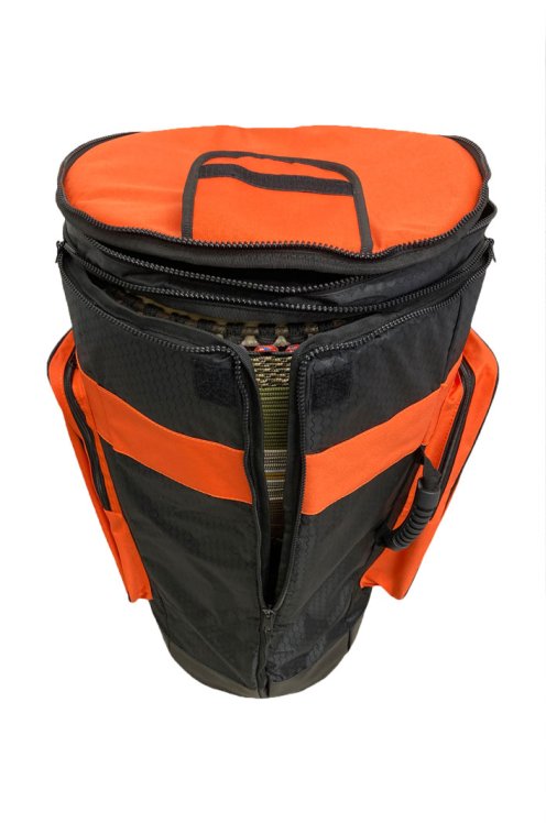 Percussion Africaine Premium Professionelle Djembe Tasche Orange XL