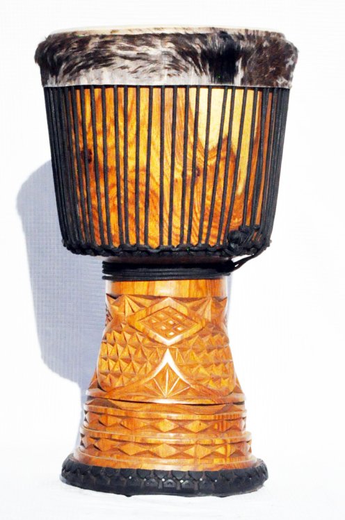 Große Djembe aus Guinea - Oberklasse Djembe Trommel