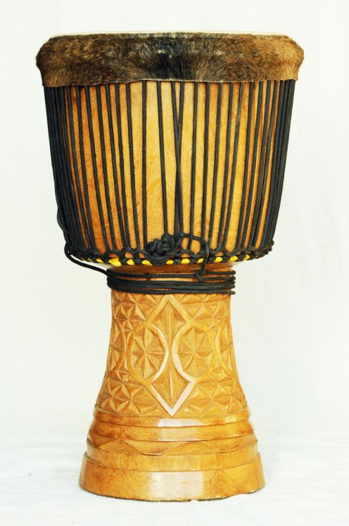 Große Djembe aus Guinea - Oberklasse Djembe Trommel