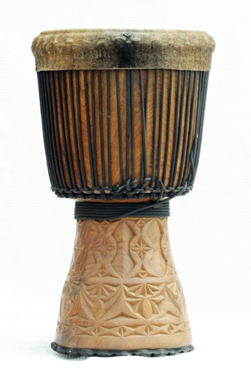 Große Djembe aus Guinea - Oberklasse Djembe Trommel