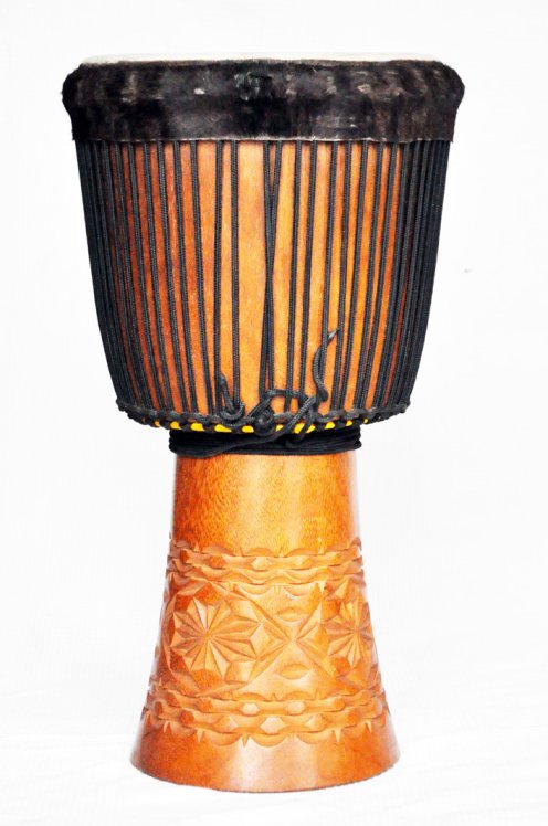Große Djembe aus Guinea - Oberklasse Djembe Trommel