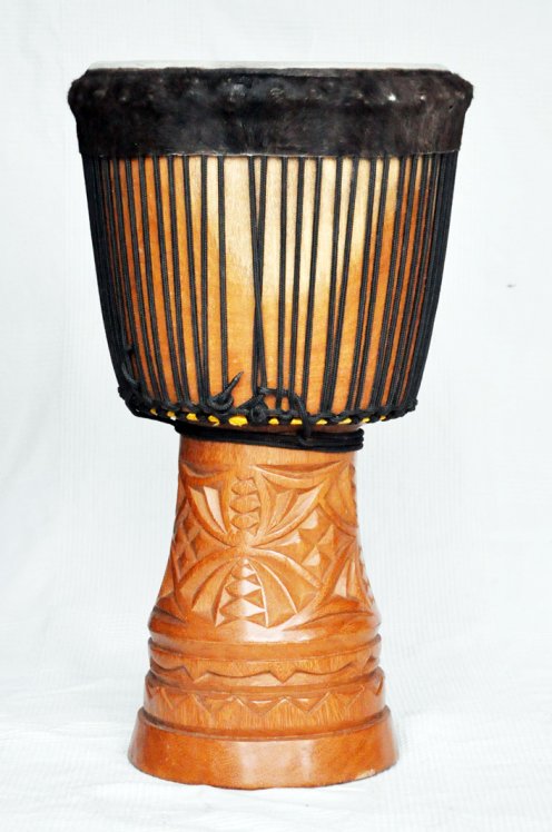Große Djembe aus Guinea - Oberklasse Djembe Trommel