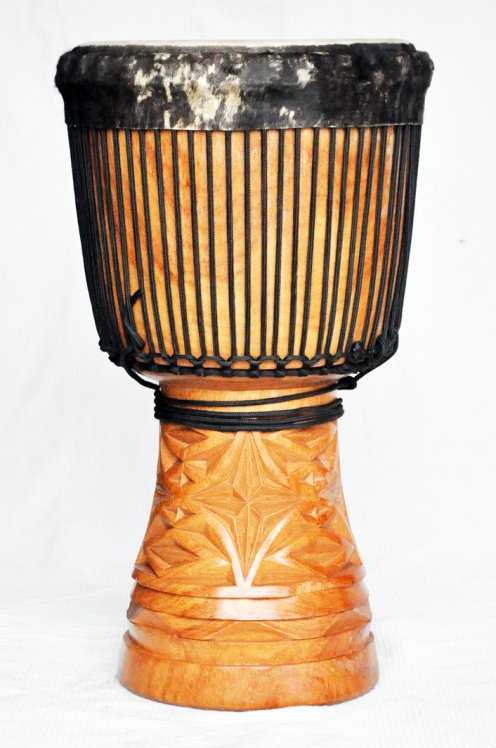 Große Djembe aus Guinea - Oberklasse Djembe Trommel