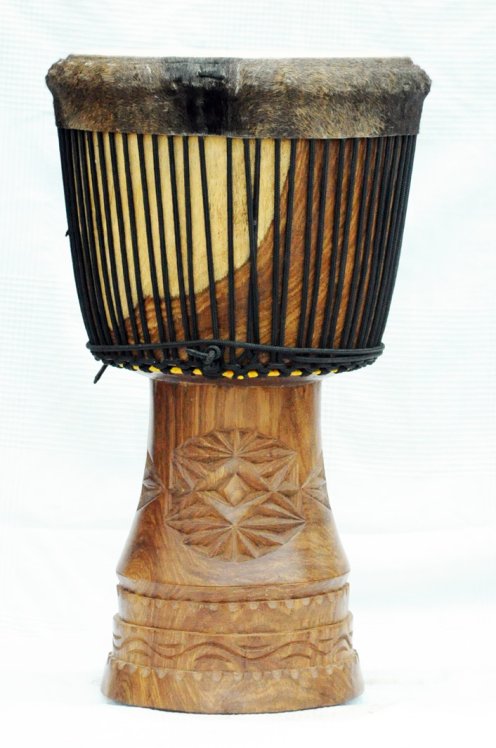 Große Djembe aus Guinea - Oberklasse Djembe Trommel