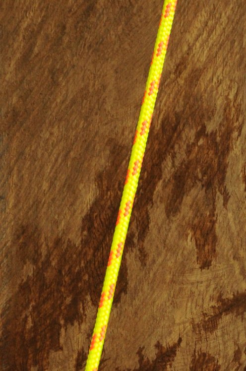Ø4 mm neon-gelbes / oranges Tau für Djembe Trommel - Djembe Seil