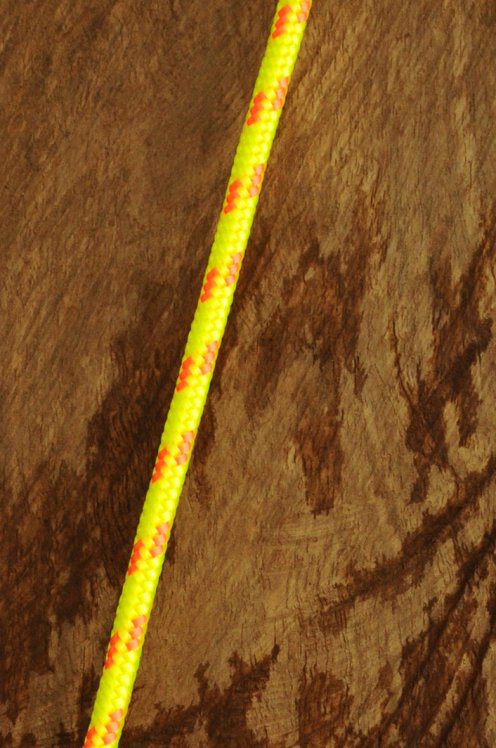 Ø6 mm neon-gelbes / oranges Tau für Djembe Trommel - Djembe Seil