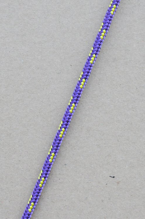 Ø5 mm Tau für Djembe Trommel (Violett / Sonnenblumengelb, 100 m) - Djembe Seil 