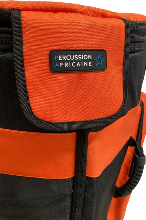 Percussion Africaine Premium Professionelle Djembe Tasche Orange XL