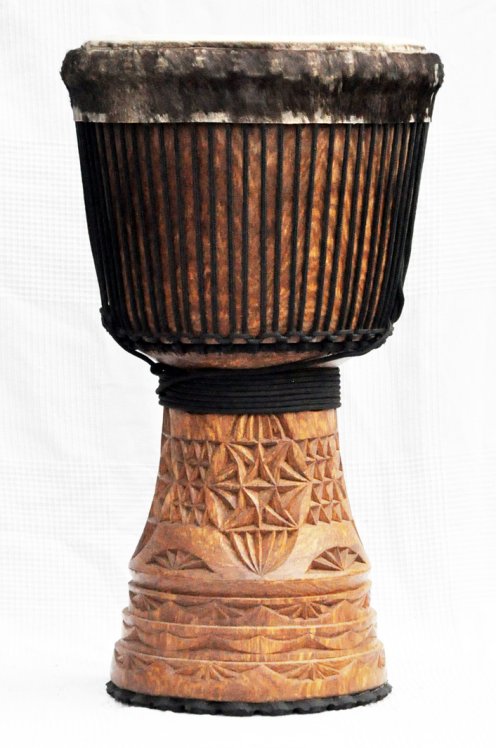 Große Djembe aus Guinea - Oberklasse Djembe Trommel