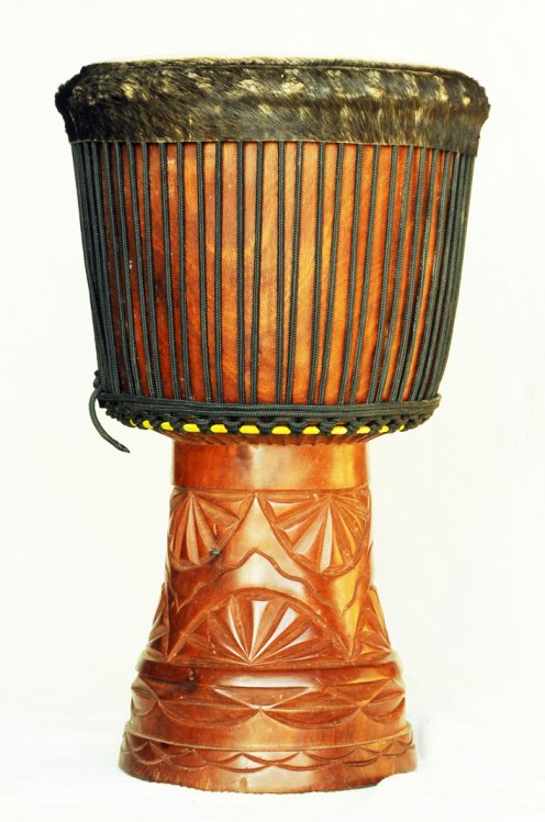 Große Djembe aus Guinea - Oberklasse Djembe Trommel