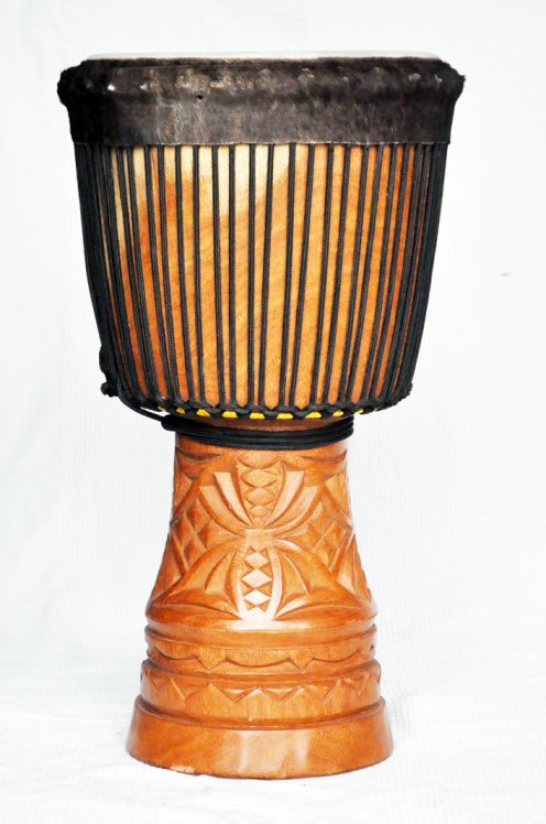 Große Djembe aus Guinea - Oberklasse Djembe Trommel