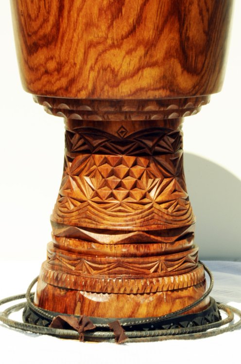 Palisander (Gueni) Djembe Korpus aus Guinea - Oberklasse Djembe