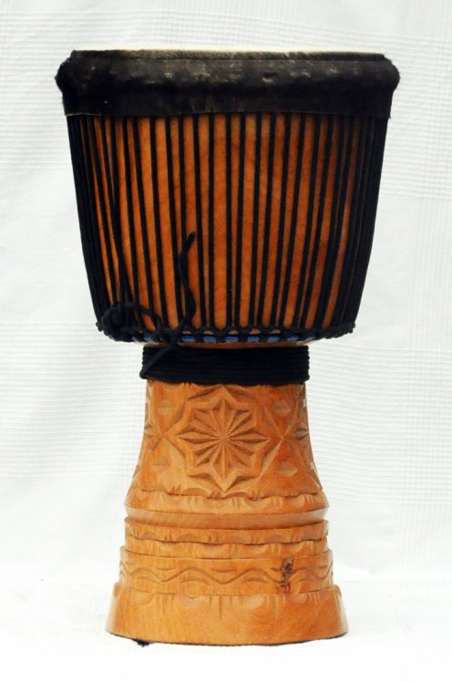 Große Djembe aus Guinea - Oberklasse Djembe Trommel