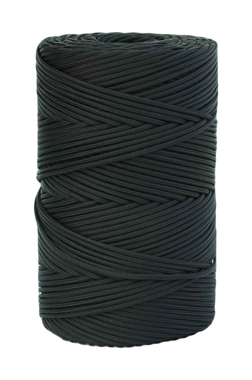 PA hohles Djembe Trommel Seil 4 mm Schwarz 320 m
