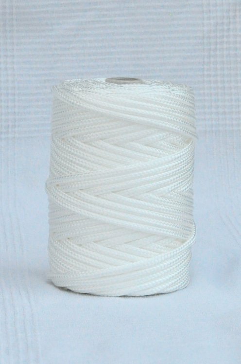 Djembe Trommel PA Hohlseil 6 mm Weiß 60 m