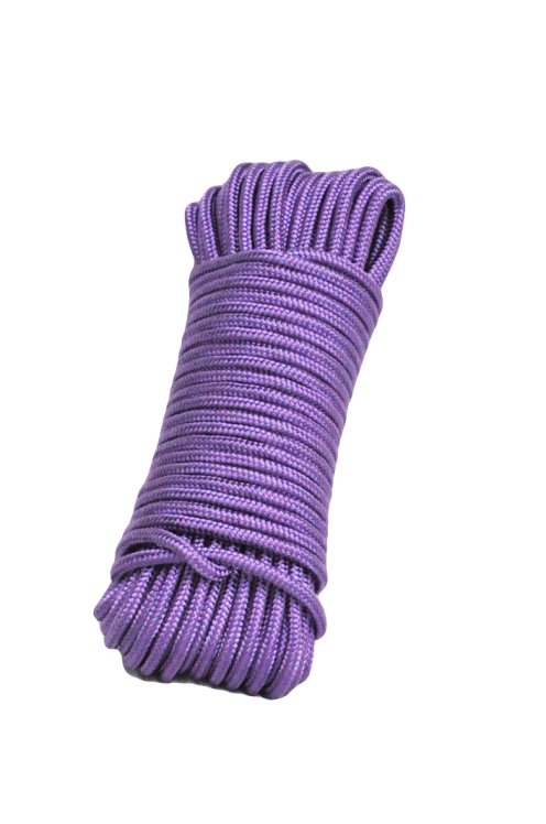 PES verstärktes Djembe Trommel Seil 5 mm Violett 20 m