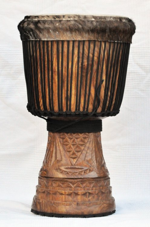 Große Djembe aus Guinea - Oberklasse Djembe Trommel