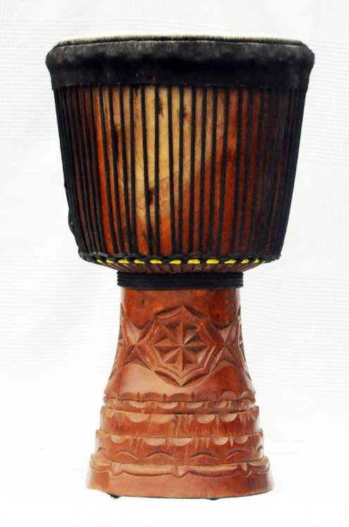 Große Djembe aus Guinea - Oberklasse Djembe Trommel