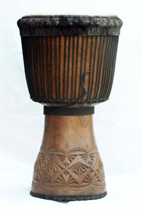 Große Djembe aus Guinea - Oberklasse Djembe Trommel