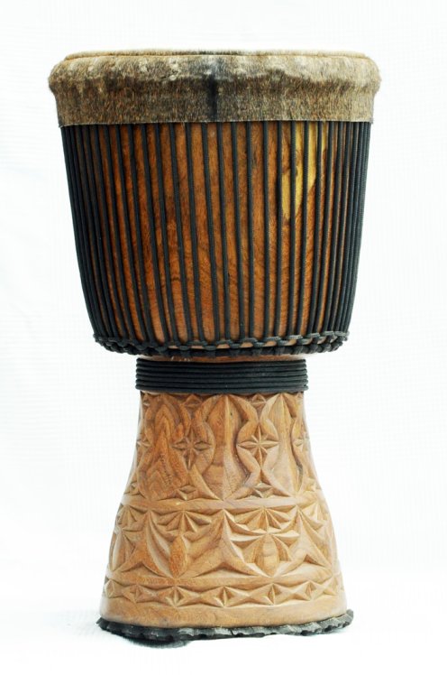 Große Djembe aus Guinea - Oberklasse Djembe Trommel