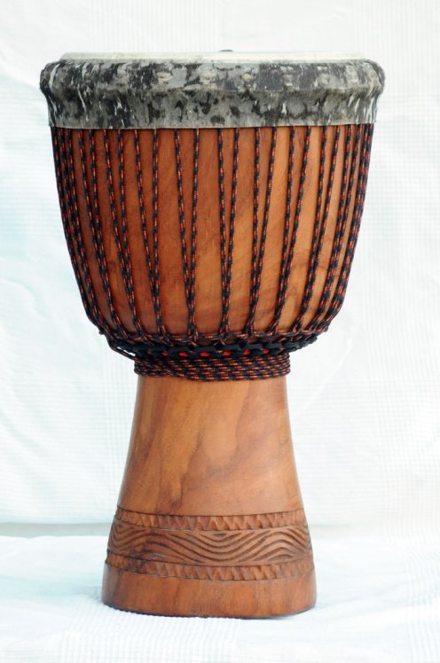 Premium Djembe aus Mali - Lenke Große Oberklasse Djembe