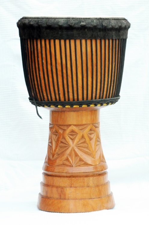 Große Djembe aus Guinea - Oberklasse Djembe Trommel