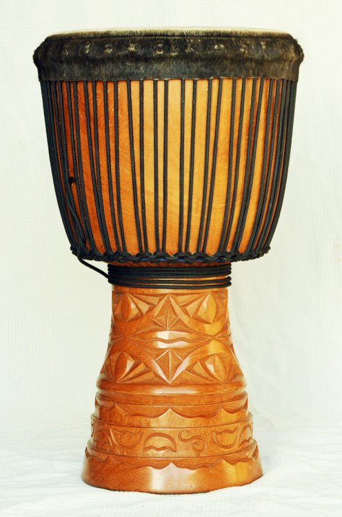 Große Djembe aus Guinea - Oberklasse Djembe Trommel