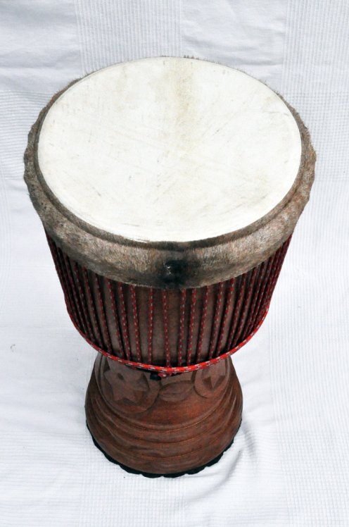 Große Djembe aus Guinea - Oberklasse Djembe Trommel