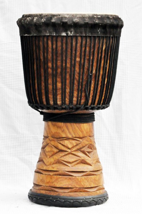 Große Djembe aus Guinea - Oberklasse Djembe Trommel