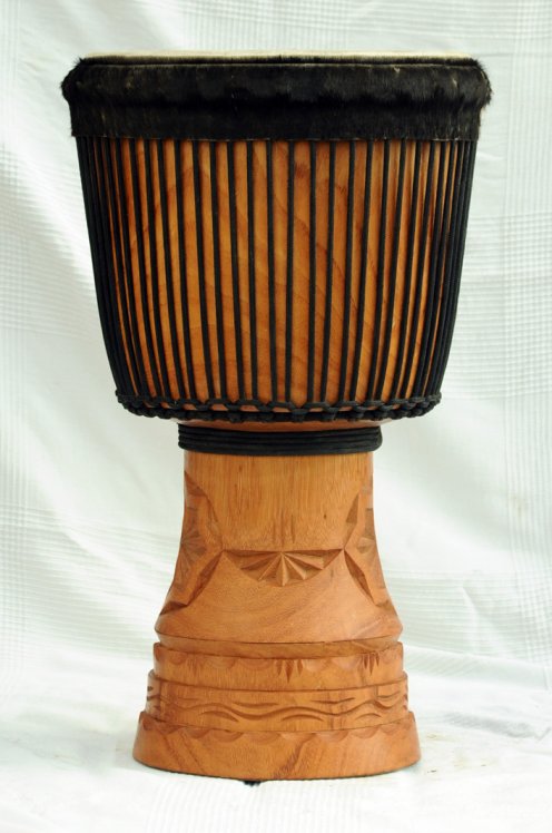 Große Djembe aus Guinea - Oberklasse Djembe Trommel