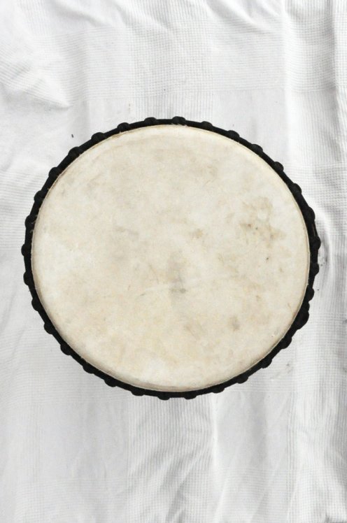 Djembe aus Guinea mit Kuhfell - Kalbfell, Rinderfell, Stierfell oberklasse Djembe Trommel